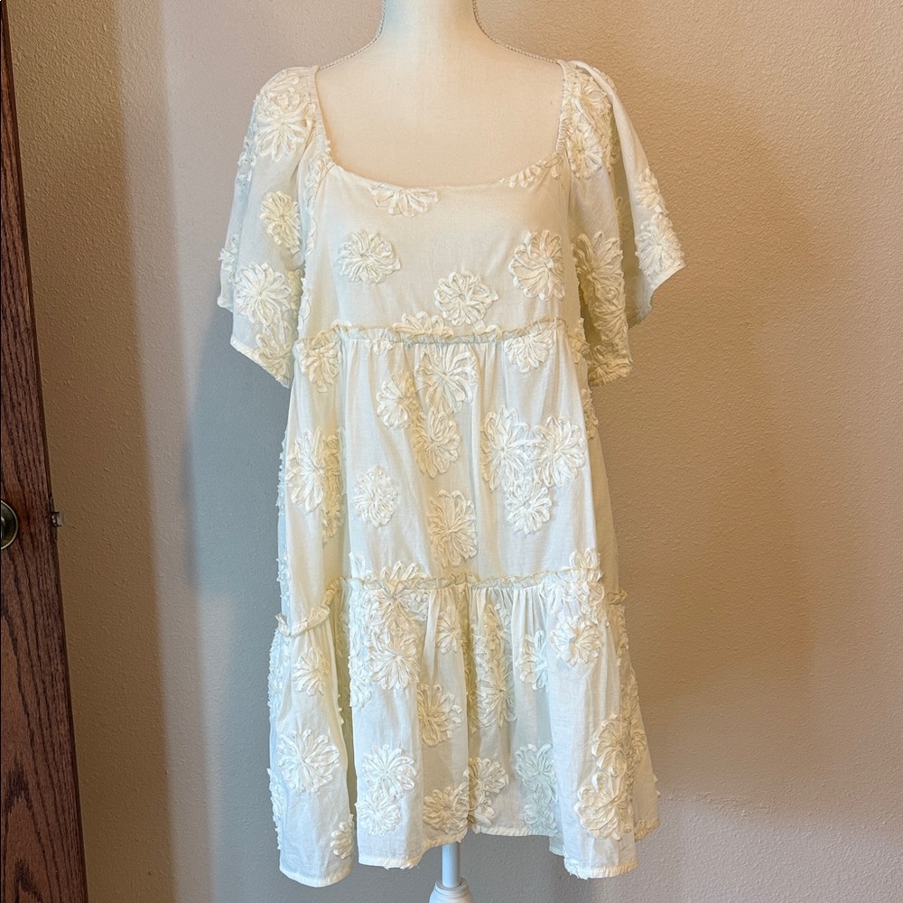By Together Cream Floral Dress